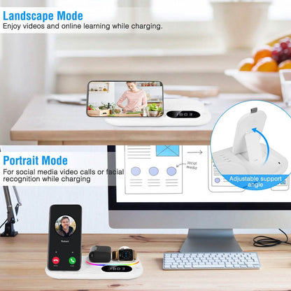 4-in-1 Foldable Wireless Charging Station Stand Dock DailySale