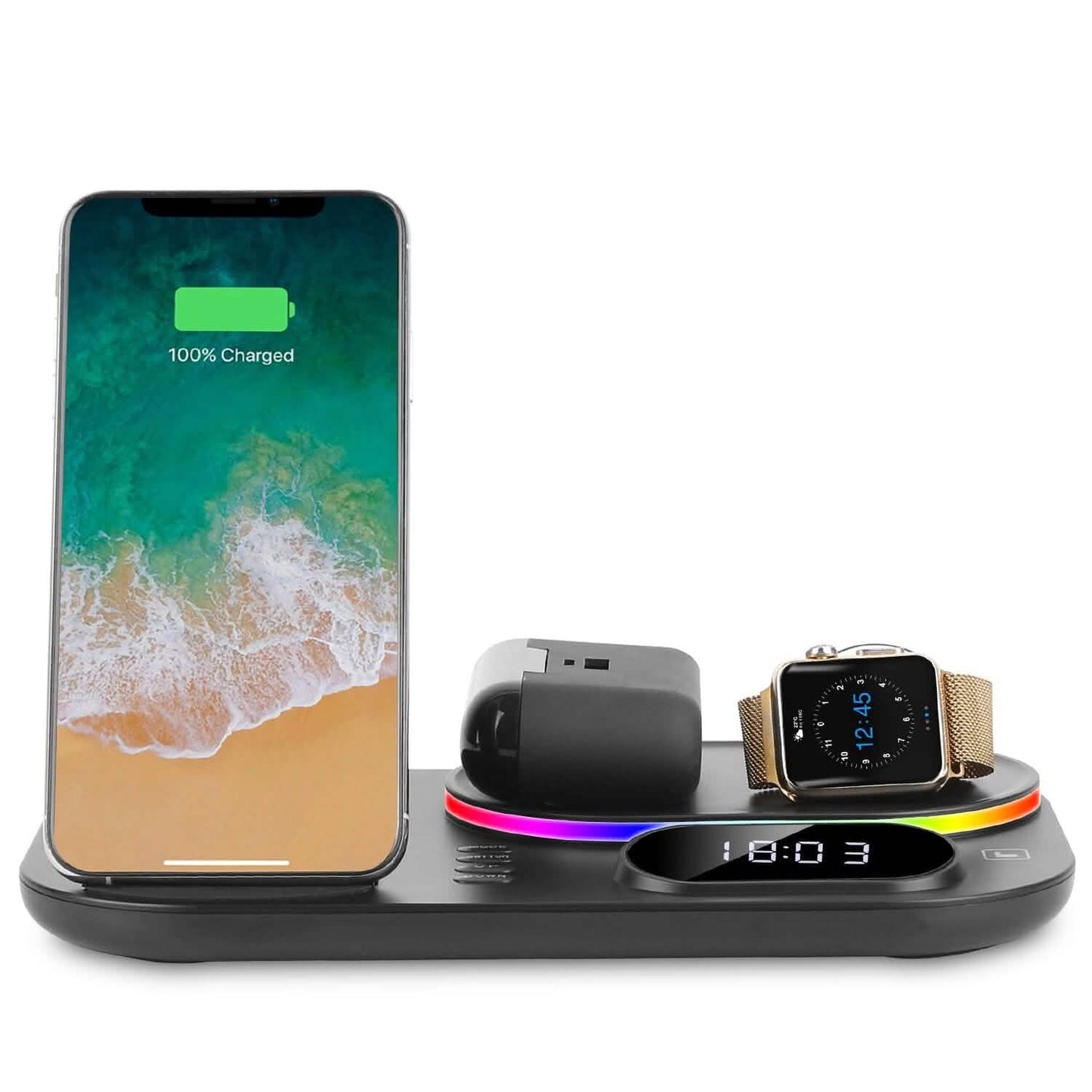 4-in-1 Foldable Wireless Charging Station Stand Dock DailySale