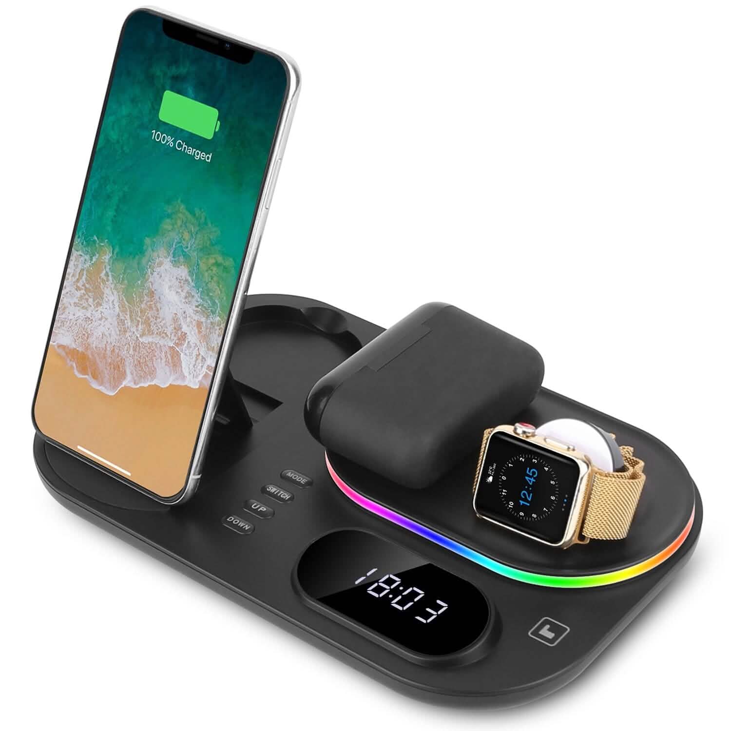 4-in-1 Foldable Wireless Charging Station Stand Dock DailySale