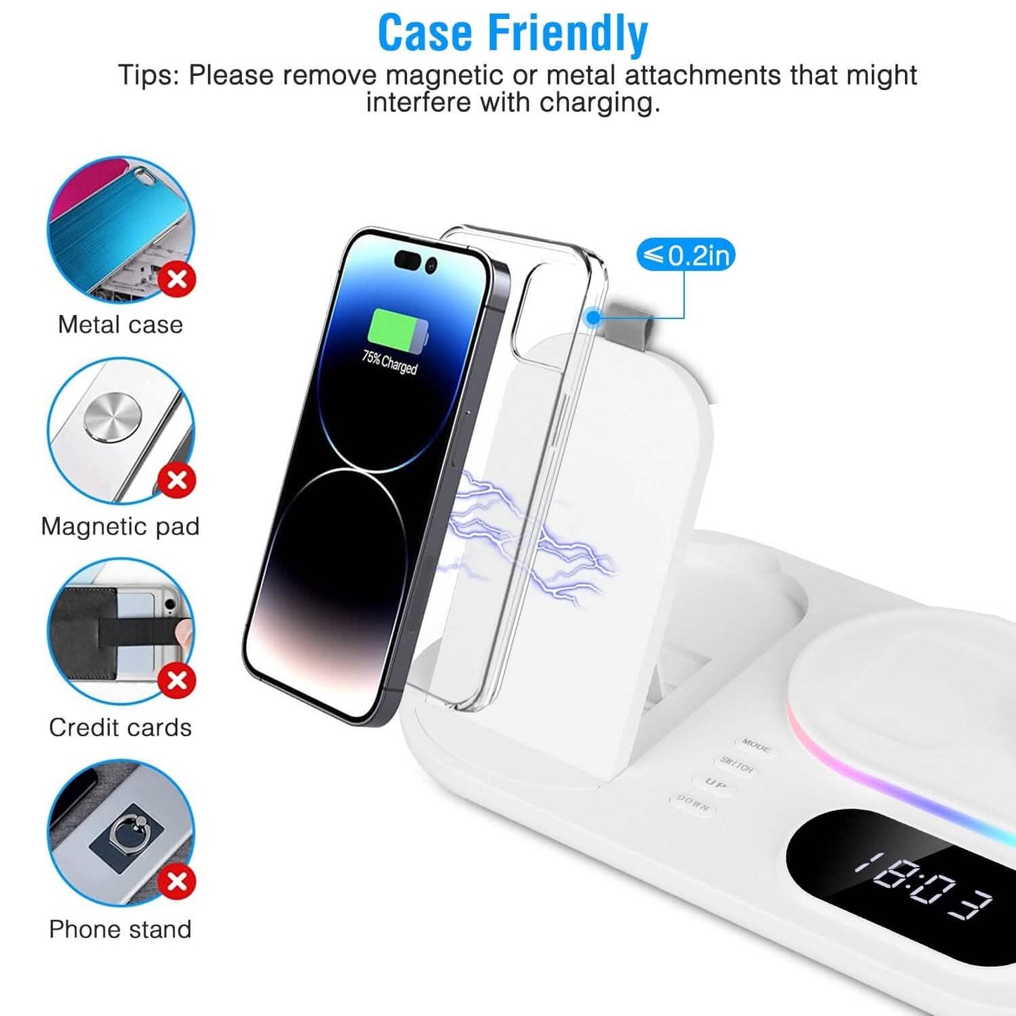 4-in-1 Foldable Wireless Charging Station Stand Dock DailySale