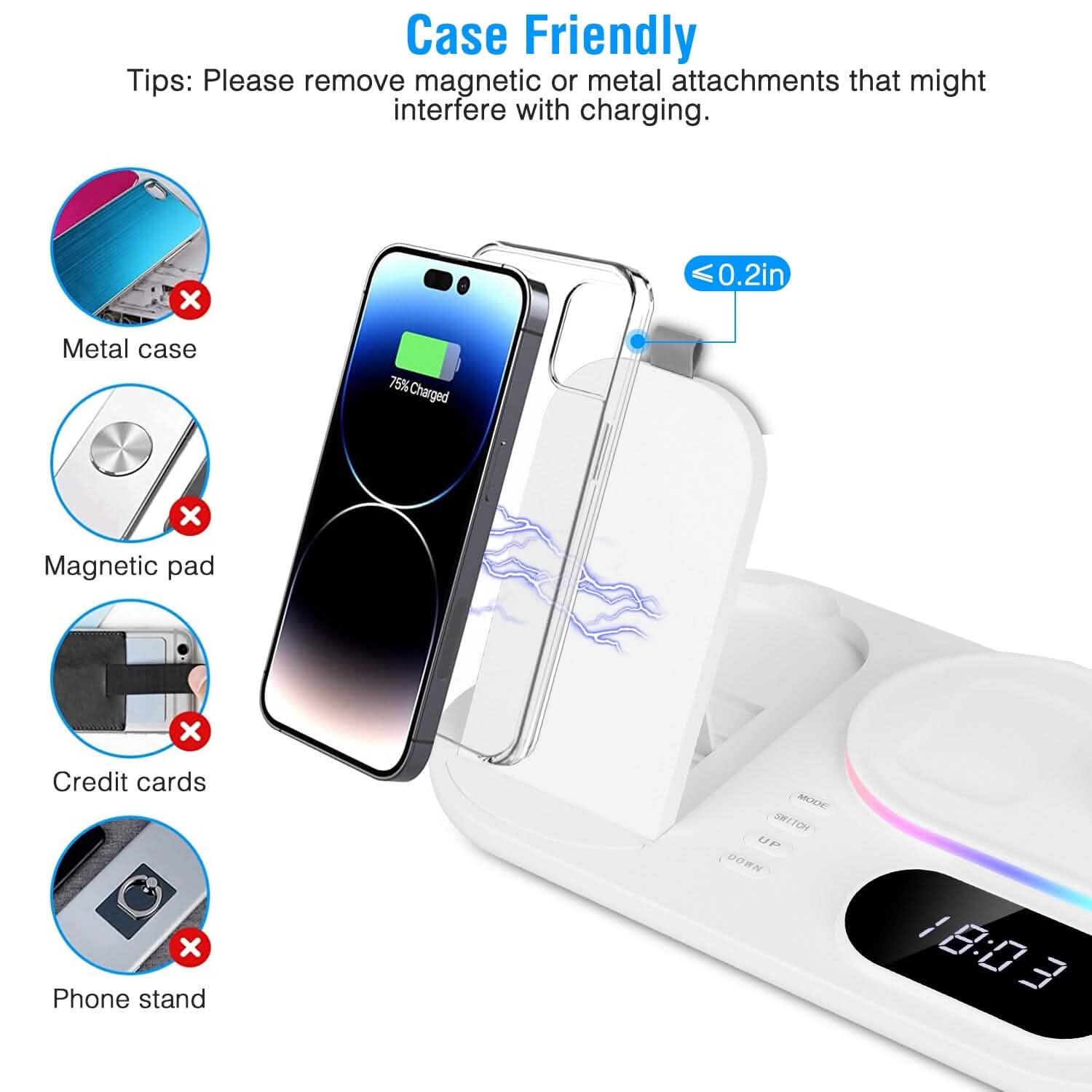 4-in-1 Foldable Wireless Charging Station Stand Dock DailySale