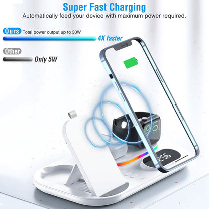 4-in-1 Foldable Wireless Charging Station Stand Dock DailySale