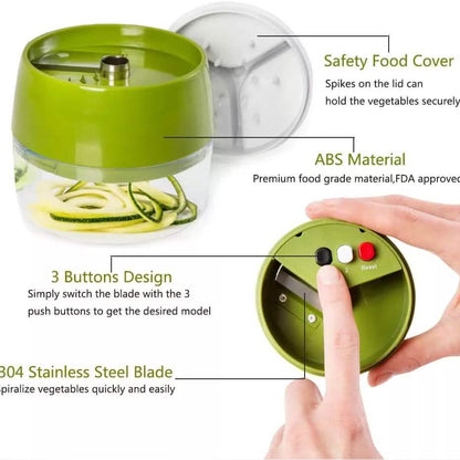 4-in-1 Fruit Vegetable Slicer Adjustable Spiral Grater DailySale