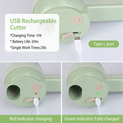 4-in-1 Handheld Electric Vegetable Chopper, Grinder, Slicer and Dicer DailySale