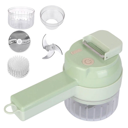 4-in-1 Handheld Electric Vegetable Chopper, Grinder, Slicer and Dicer DailySale