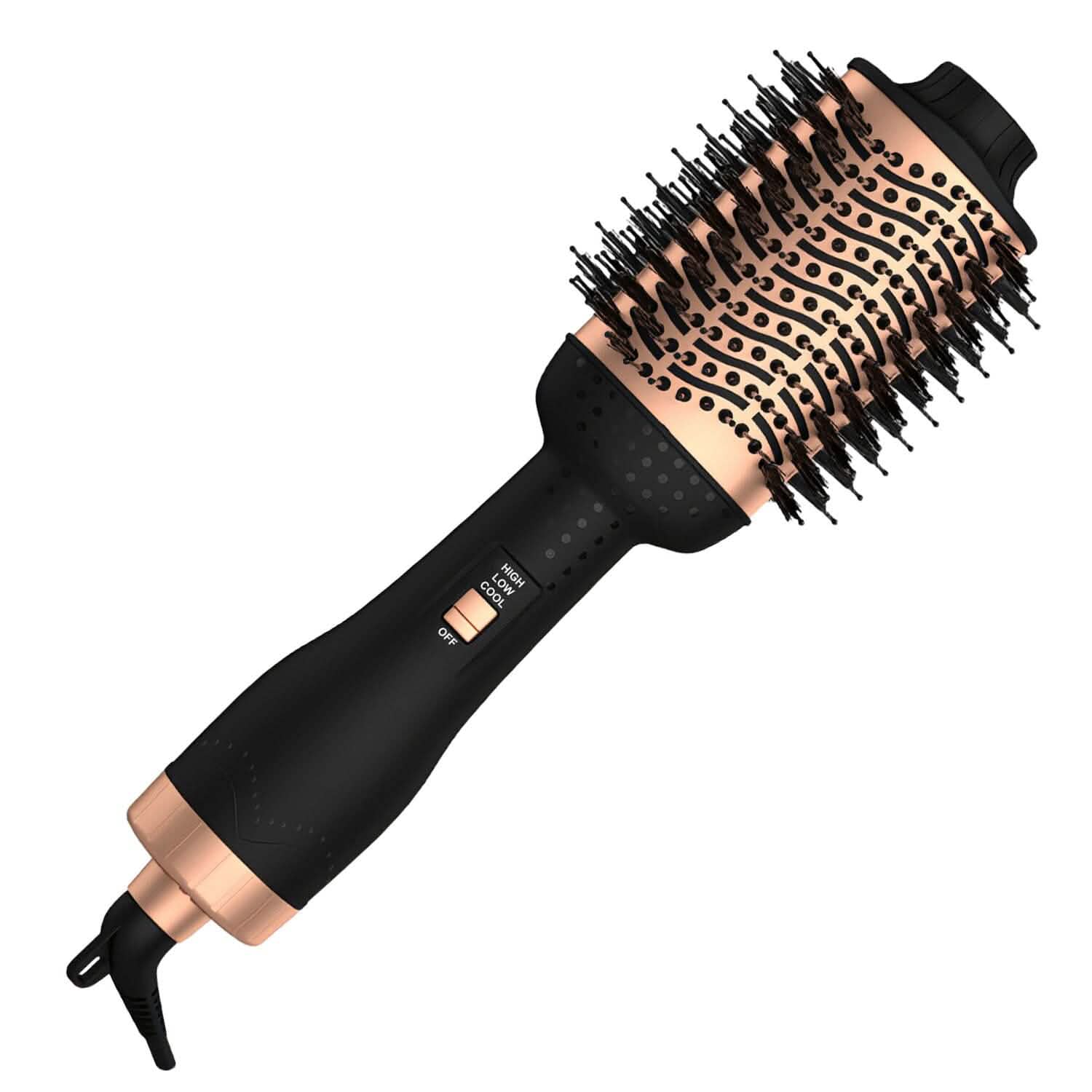 4-in-1 Hari Dryer Brush Curling Styler Volumizer Straightener Negative Ion Anti-Frizz DailySale