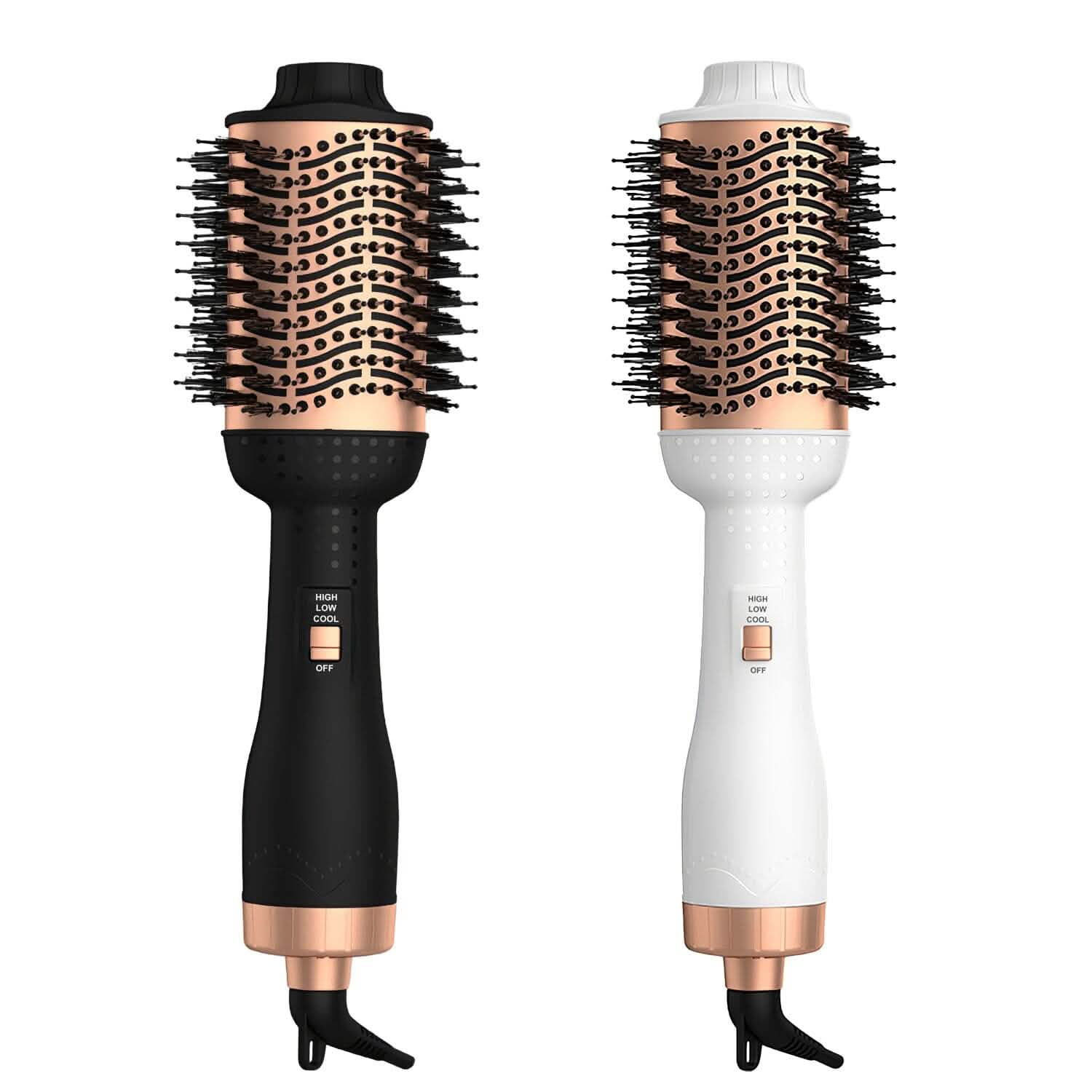 4-in-1 Hari Dryer Brush Curling Styler Volumizer Straightener Negative Ion Anti-Frizz DailySale