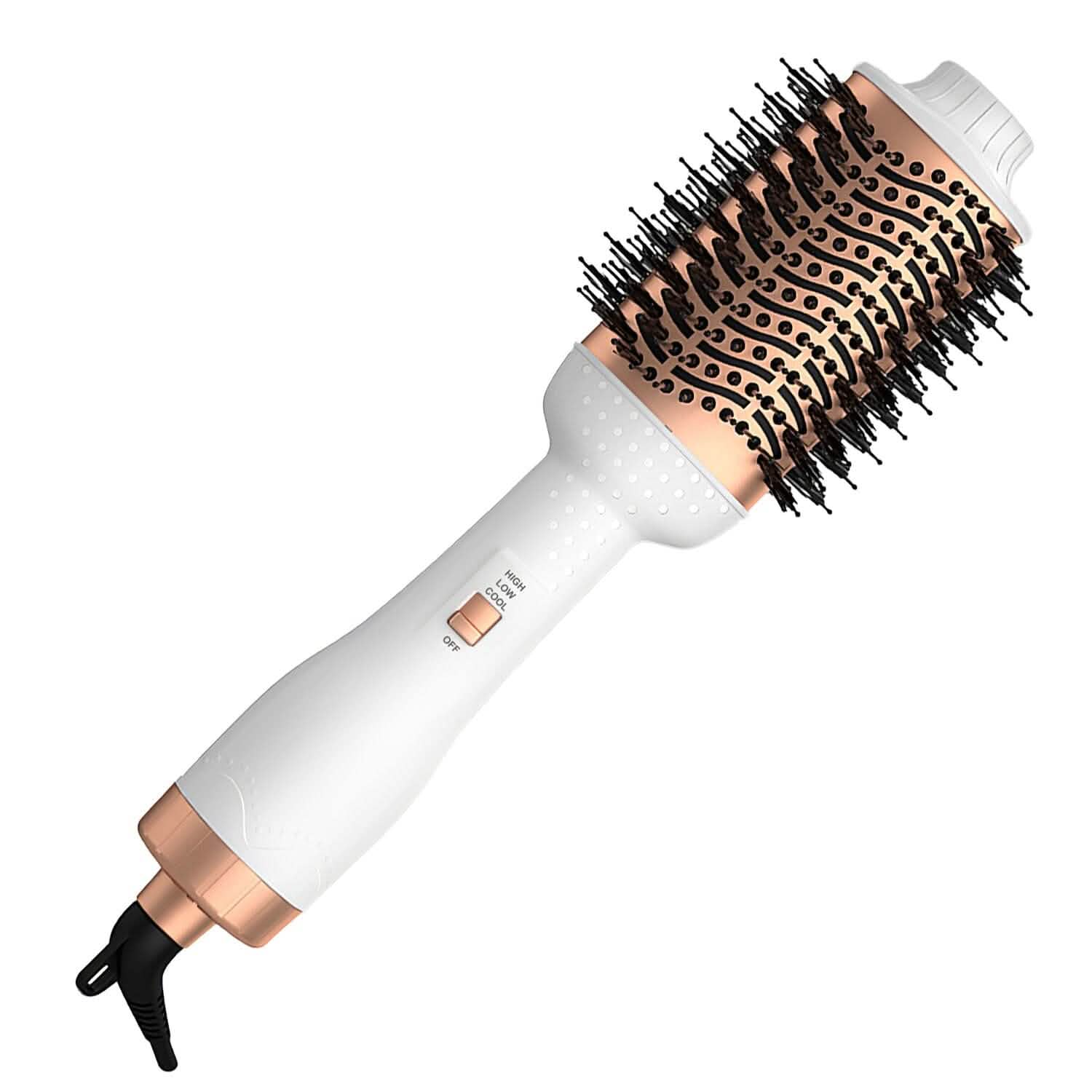 4-in-1 Hari Dryer Brush Curling Styler Volumizer Straightener Negative Ion Anti-Frizz DailySale