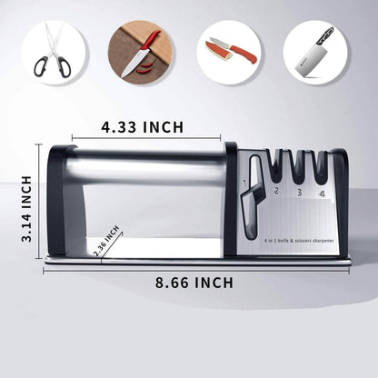 4-in-1 Kitchen Blade and Scissor Sharpening Tool DailySale