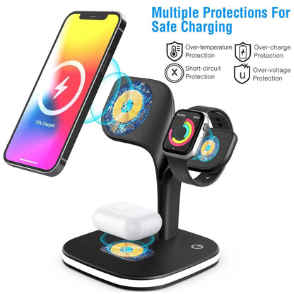 4-in-1 Magnetic Wireless Charging Station Dock DailySale