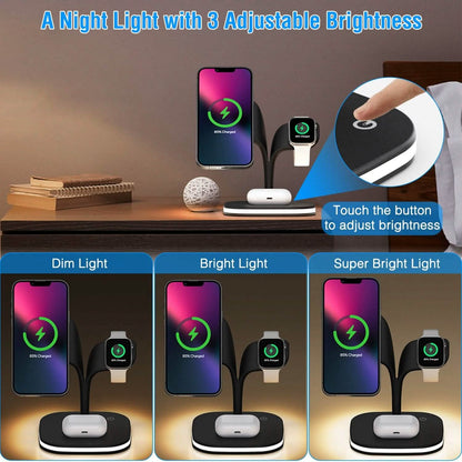 4-in-1 Magnetic Wireless Charging Station Dock DailySale