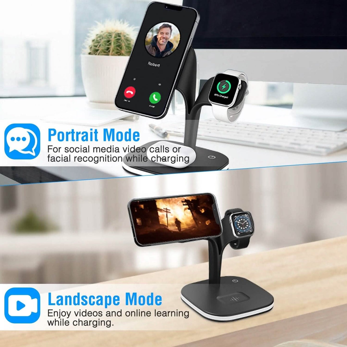 4-in-1 Magnetic Wireless Charging Station Dock DailySale