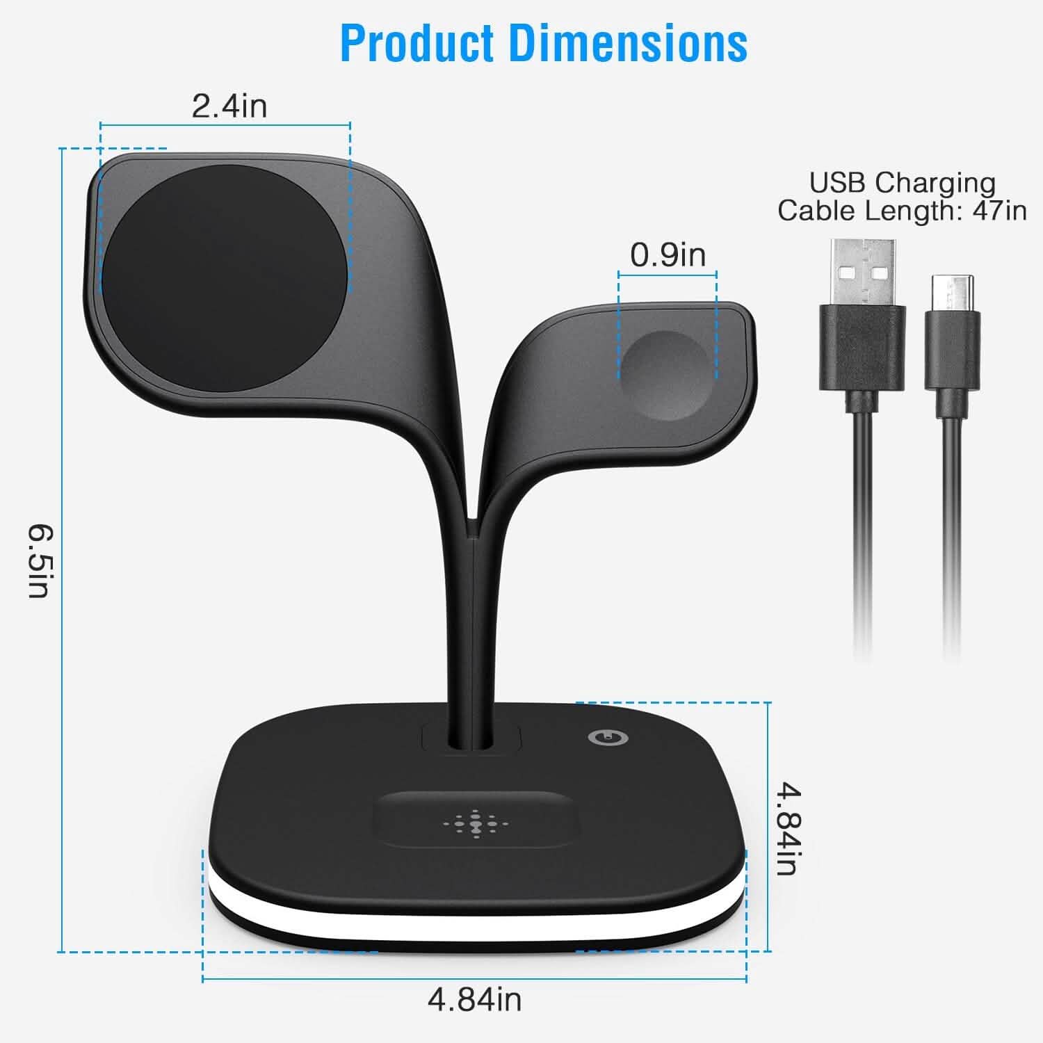 4-in-1 Magnetic Wireless Charging Station Dock DailySale
