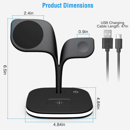 4-in-1 Magnetic Wireless Charging Station Dock DailySale