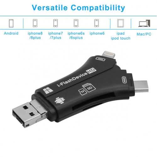 4-in-1 Media Transfer with Memory Card DailySale