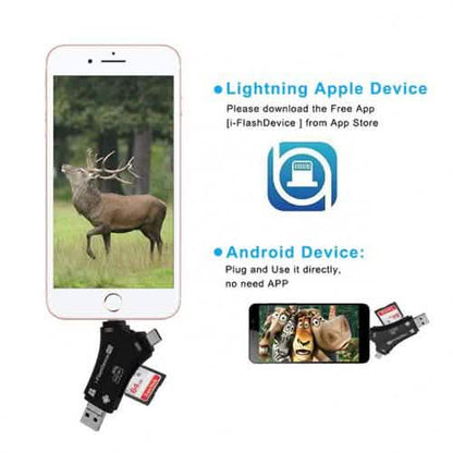 4-in-1 Media Transfer with Memory Card DailySale
