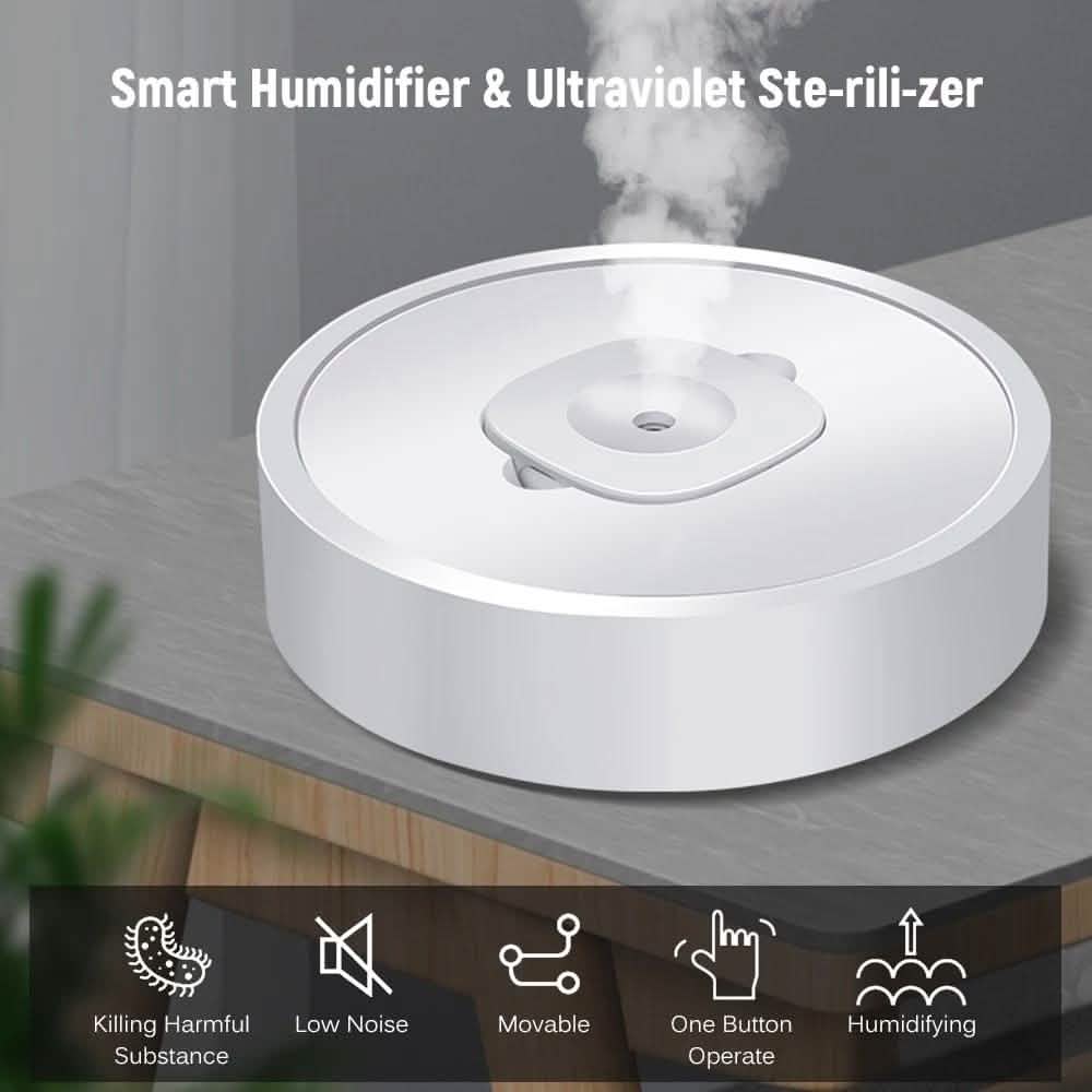4-in-1 Movable Air Purifier Humidifier Ultraviolet Cleaner Aroma Diffuser DailySale