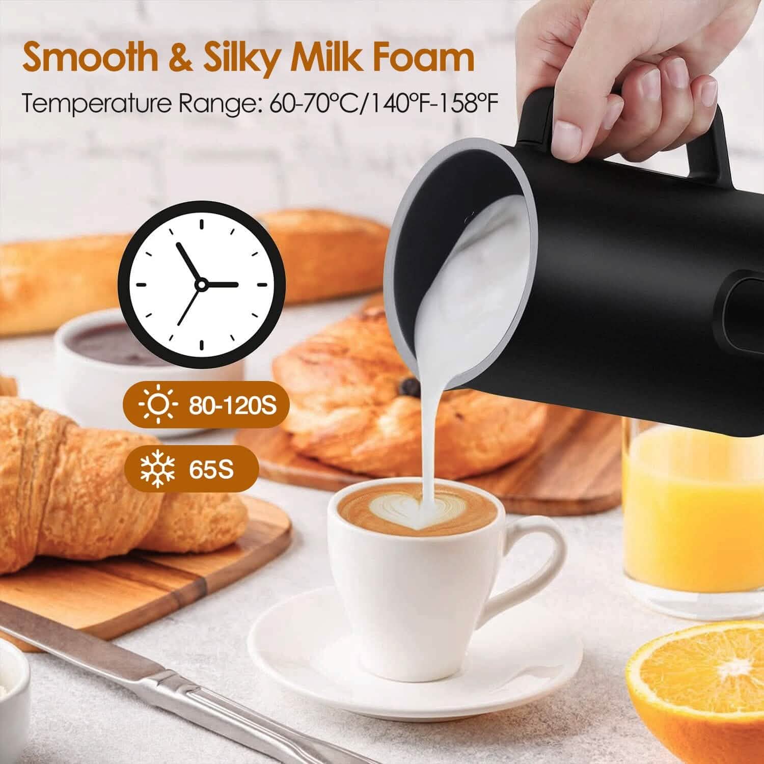 4-in-1 Multifunctional Milk Frother Steamer DailySale