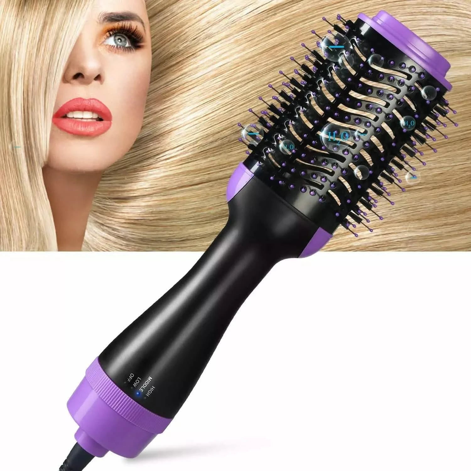 4-in-1 Negative Ion Hot Hair Dryer Brush, ASOGO One Step Hair Dryer & Volumizer DailySale