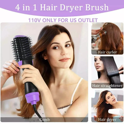 4-in-1 Negative Ion Hot Hair Dryer Brush, ASOGO One Step Hair Dryer & Volumizer DailySale