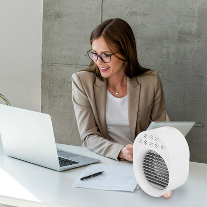 4-in-1 Portable Mini Desktop Water Mist Cooling Air Conditioner DailySale