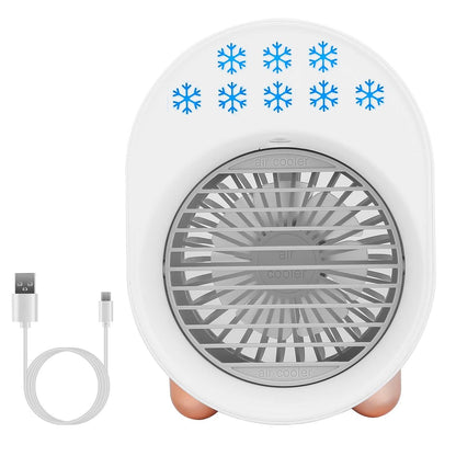 4-in-1 Portable Mini Desktop Water Mist Cooling Air Conditioner DailySale