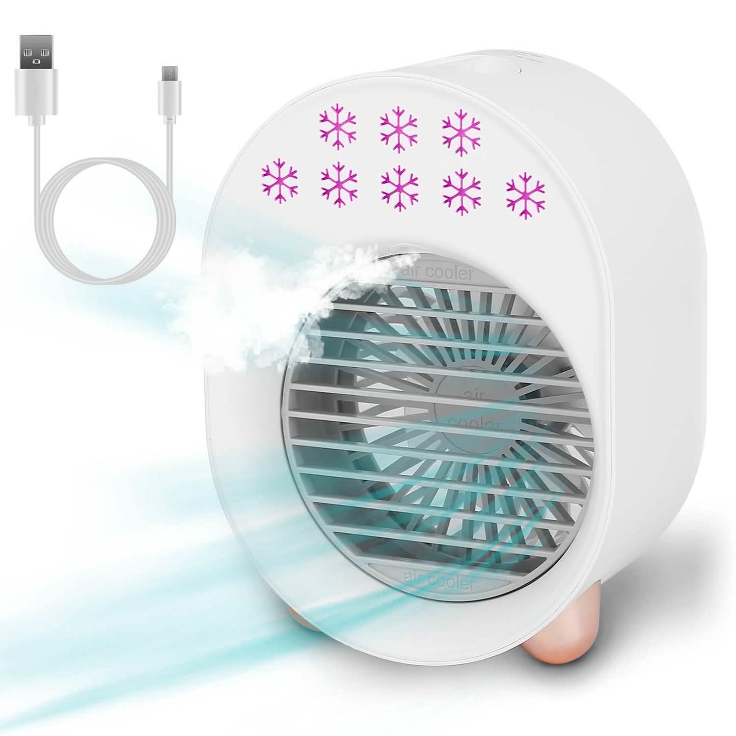 4-in-1 Portable Mini Desktop Water Mist Cooling Air Conditioner DailySale