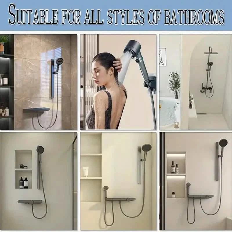 4-in-1 Removable Shower Head With 5 Filters and 3 Settings DailySale