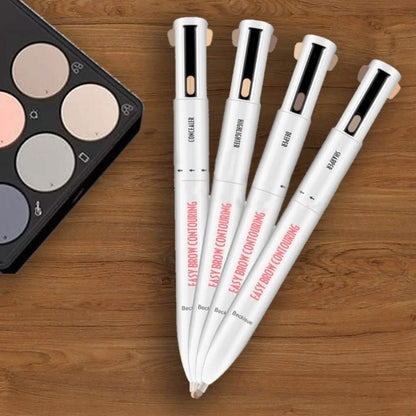 4-in-1 Waterproof Pro Rotating Eyebrow Contouring Pencil DailySale