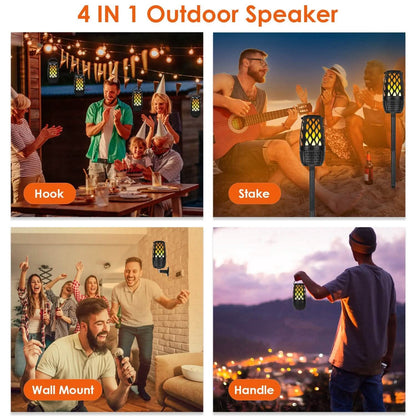 4-in-1 Wireless 5.3 IPX5 Waterproof Outdoor Speaker DailySale