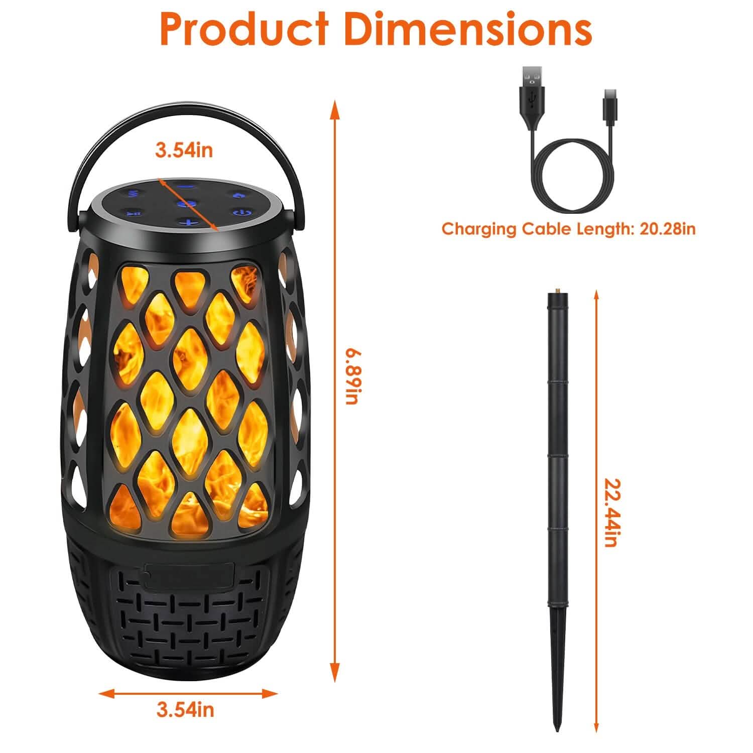 4-in-1 Wireless 5.3 IPX5 Waterproof Outdoor Speaker DailySale