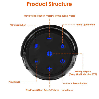 4-in-1 Wireless 5.3 IPX5 Waterproof Outdoor Speaker DailySale