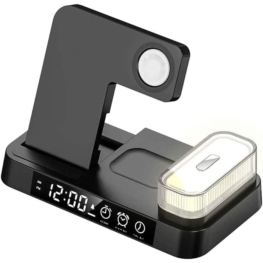 4-in-1 Wireless Charging Station with LED Night Light DailySale