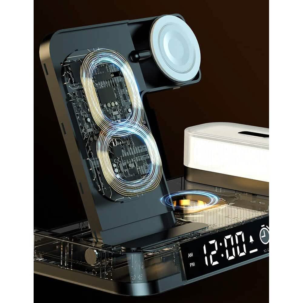 4-in-1 Wireless Charging Station with LED Night Light DailySale