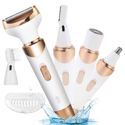 4-in-1 Women Electric Hair Shaver USB Rechargeable DailySale