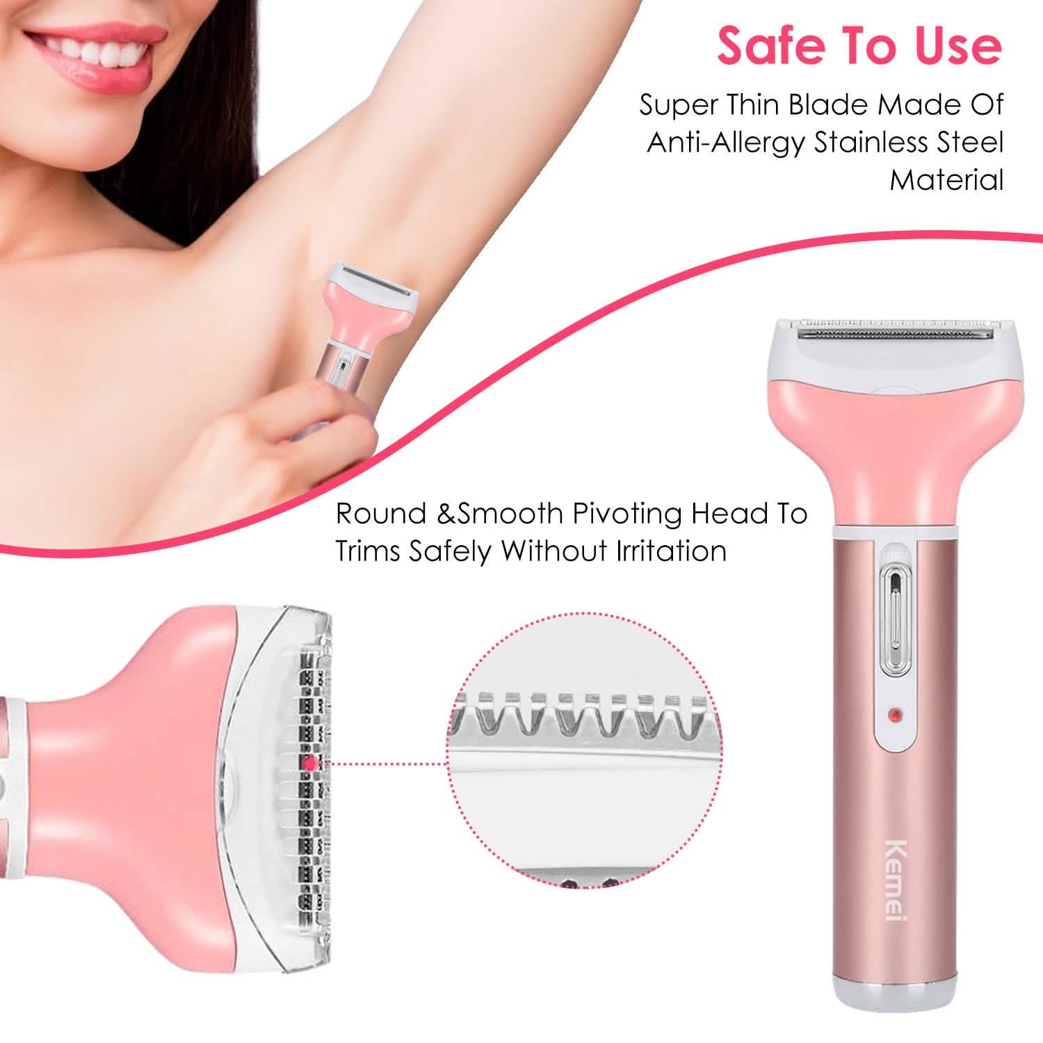 4-in-1 Women Electric Shaver DailySale