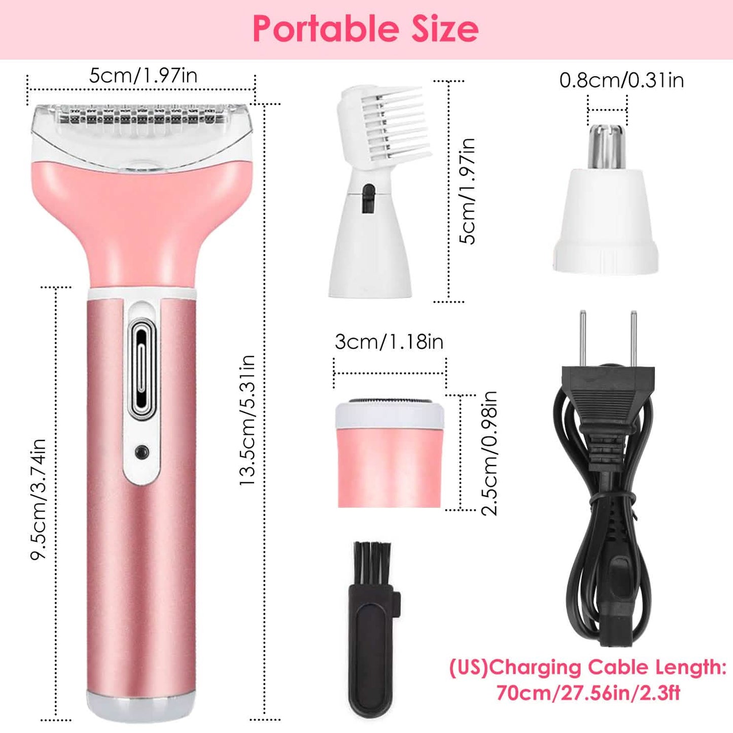 4-in-1 Women Electric Shaver DailySale