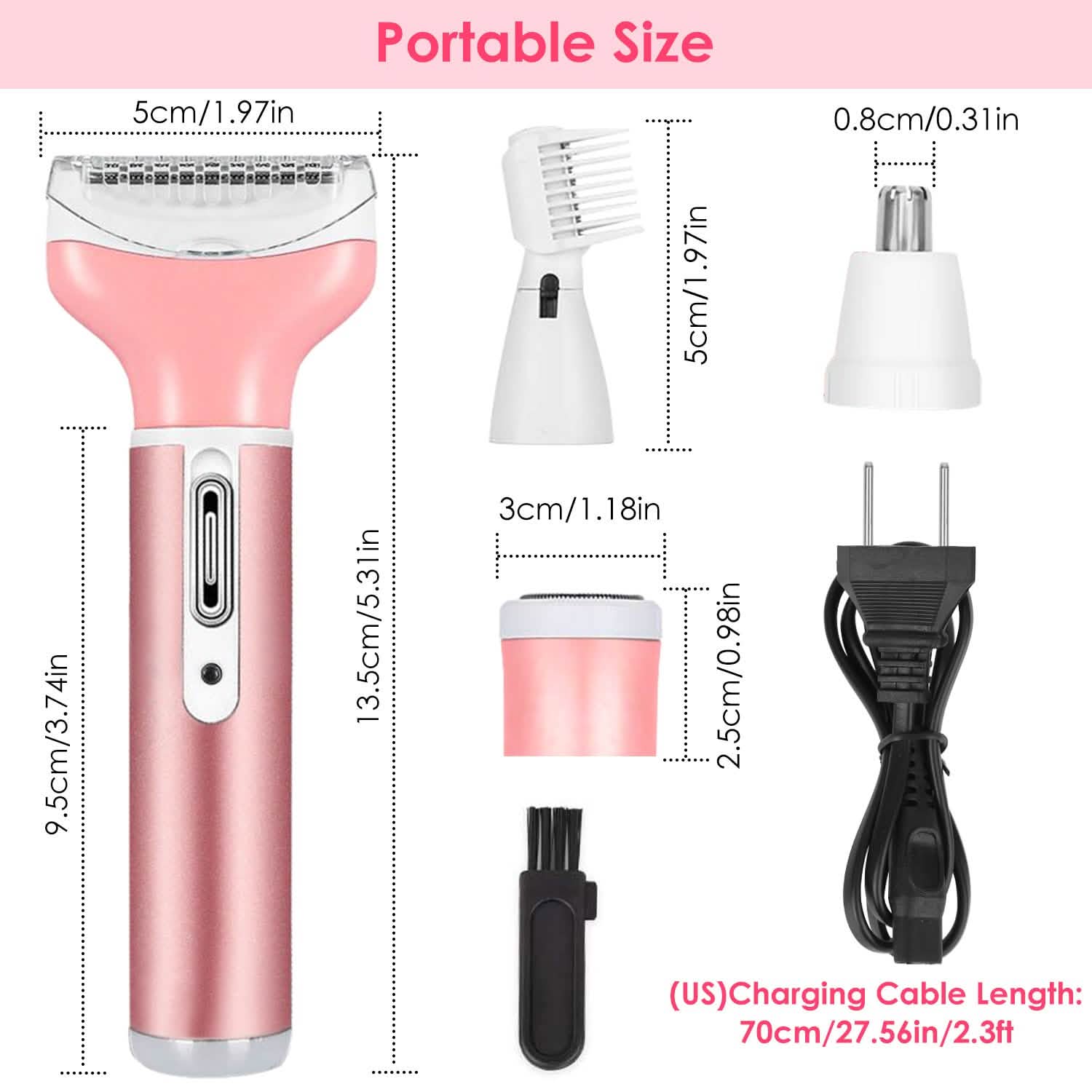 4-in-1 Women Electric Shaver DailySale