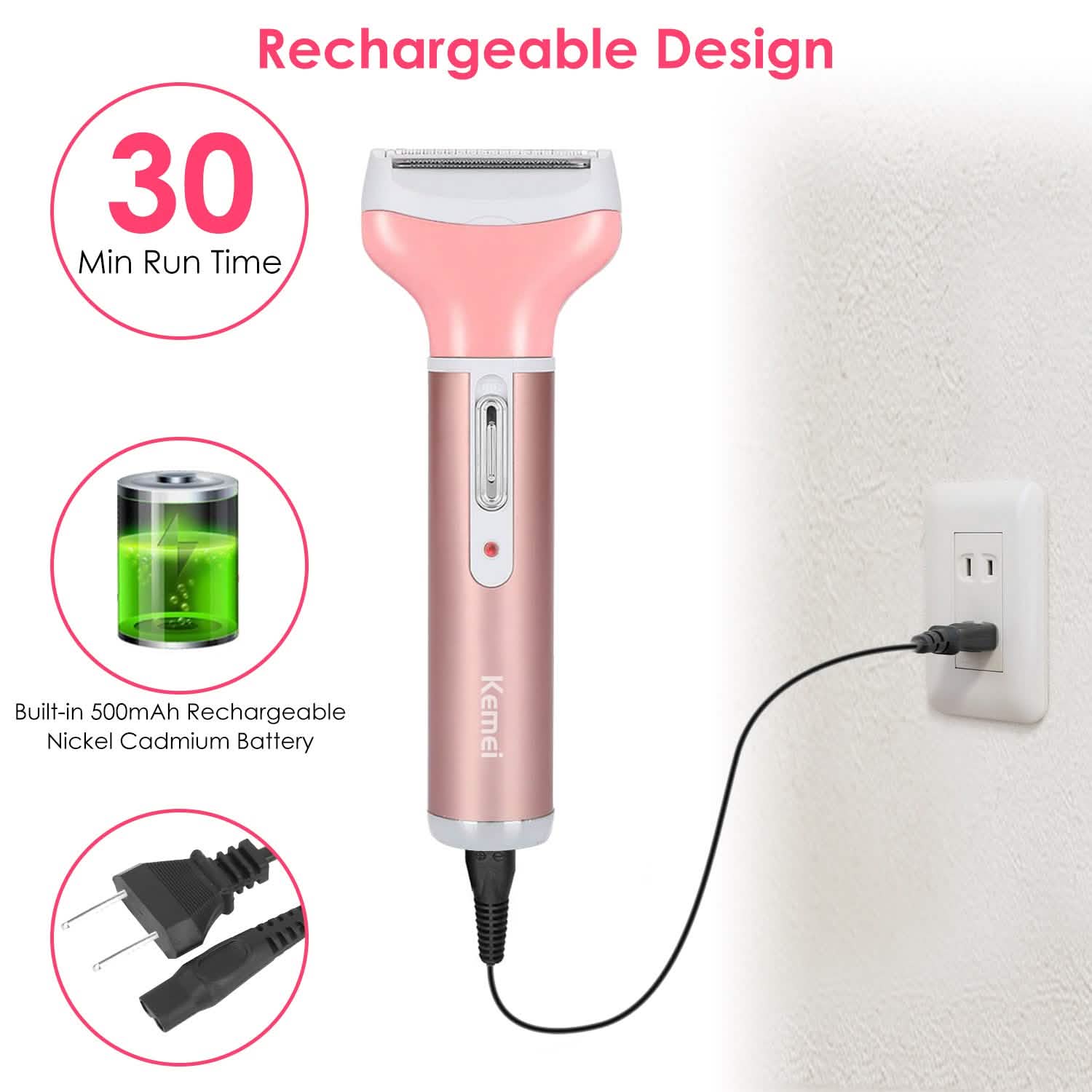 4-in-1 Women Electric Shaver DailySale