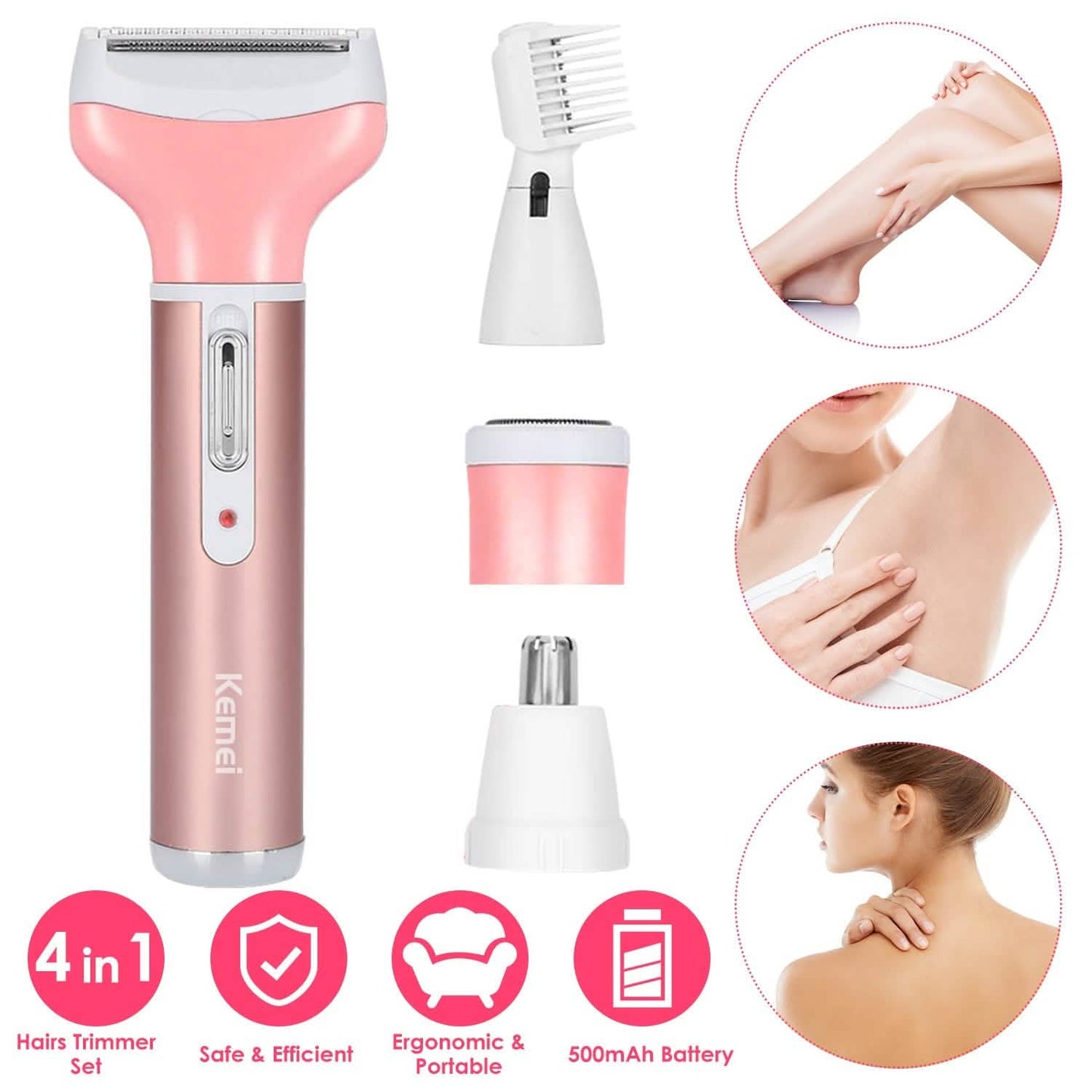 4-in-1 Women Electric Shaver DailySale