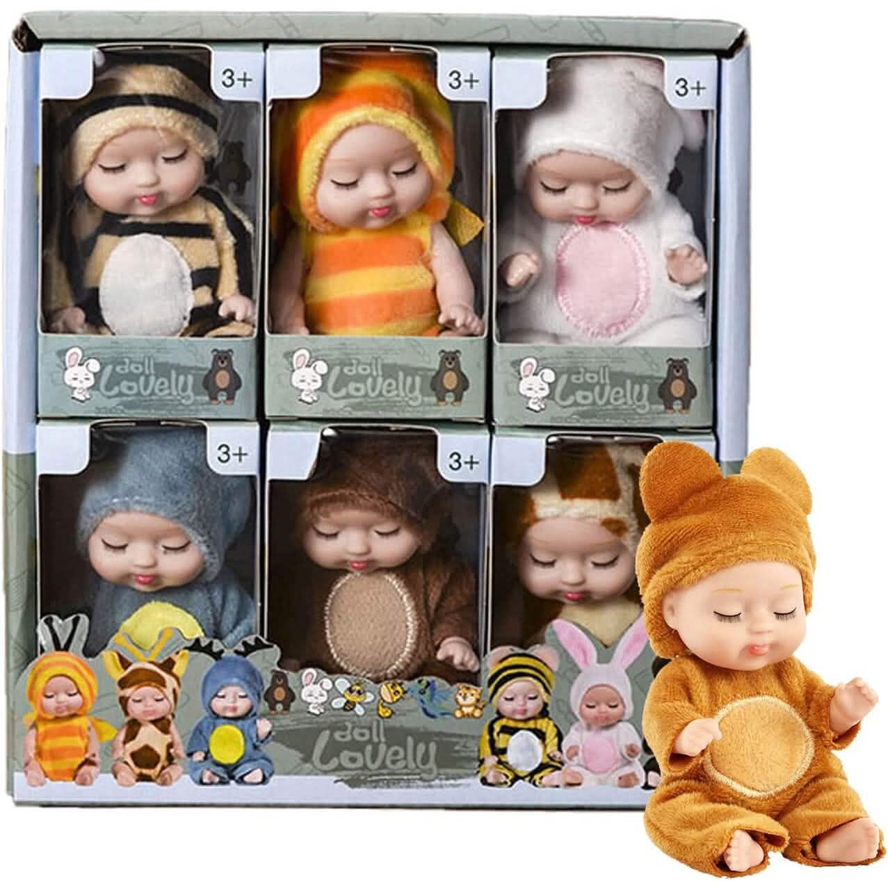 4 Inch Mini Reborn Baby Doll DailySale