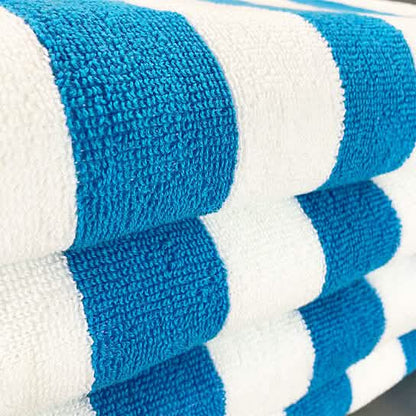4-Pack: 30" x 60" Ultra-Soft 100% Cotton Striped Pool Cabana Hotel Beach Towels DailySale