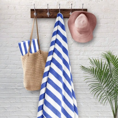 4-Pack: 30" x 60" Ultra-Soft 100% Cotton Striped Pool Cabana Hotel Beach Towels DailySale