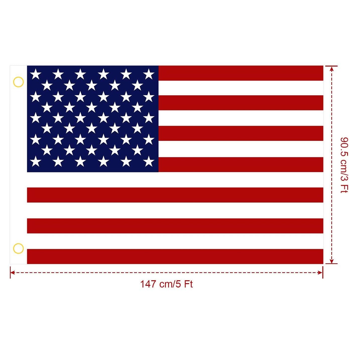 4-Pack: American US Flags DailySale