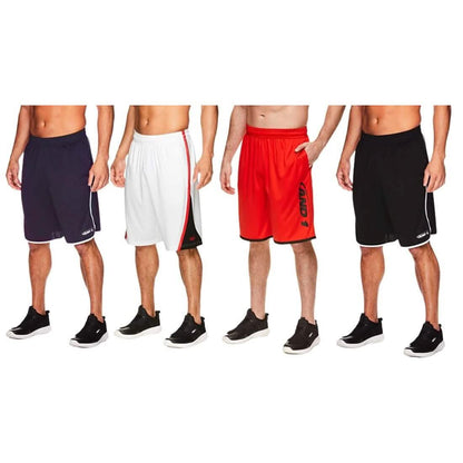 4-Pack: AND1 Men's Active Athletic Performance Shorts DailySale