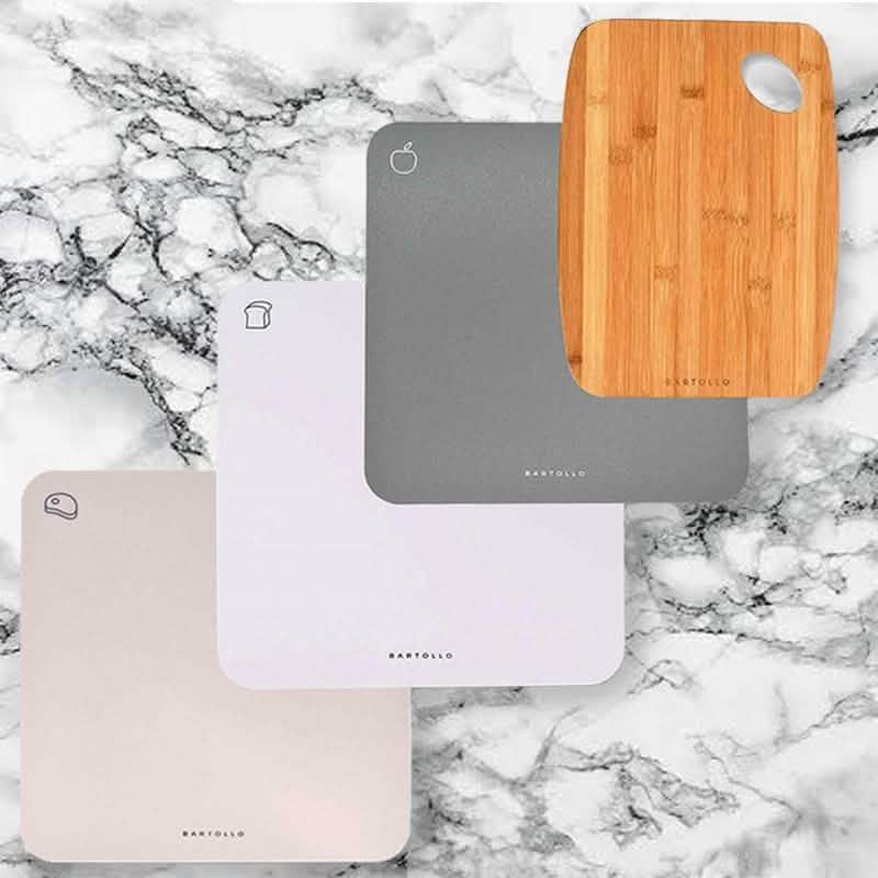 4-Pack: Bartollo Non-Slip Cutting Boards with Free Knife DailySale