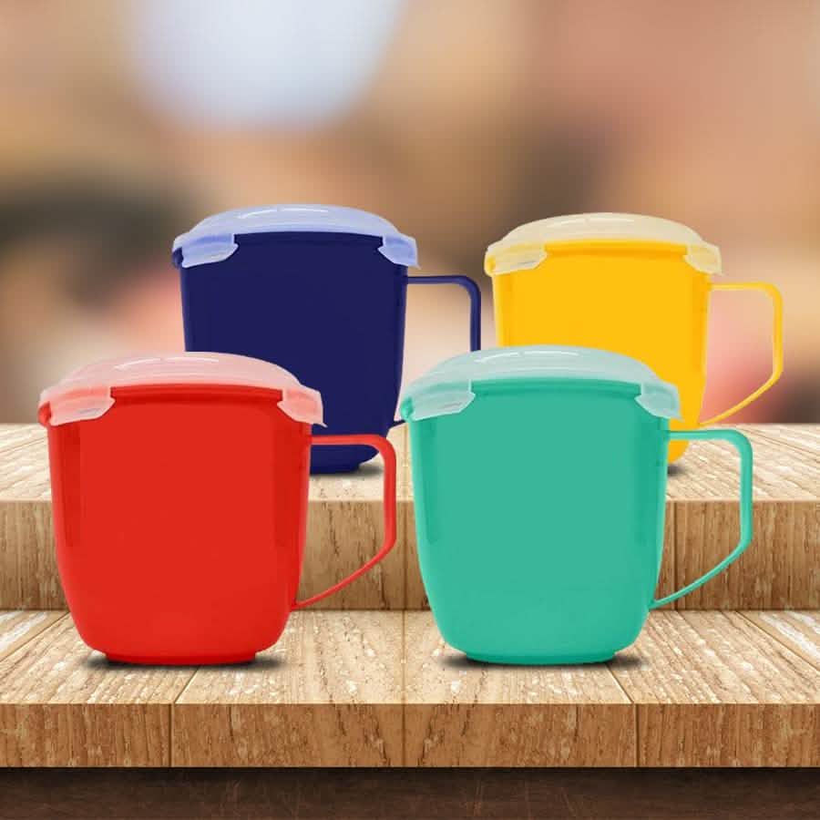 4-Pack: Bell & Howell Microwave Mugs with Vented Lids DailySale