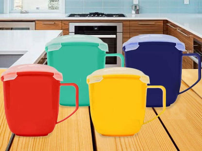 4-Pack: Bell & Howell Microwave Mugs with Vented Lids DailySale