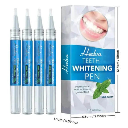4-Pack: Bright White Mint Flavor 3Ml/0.1Fl Oz Teeth Whitening Gel Pen DailySale