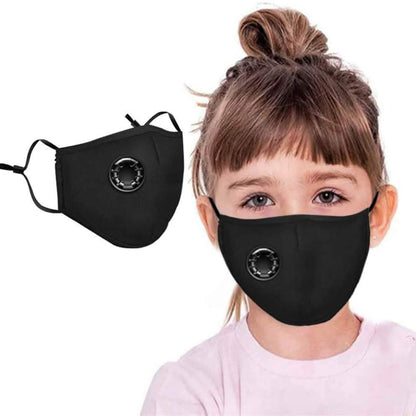 4-Pack: Children's Seamless Reusable Washable Face Mask Bandanas with Breathing Valve DailySale